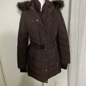 Michael Kors Brown Winter Coat NEW without tags size Small